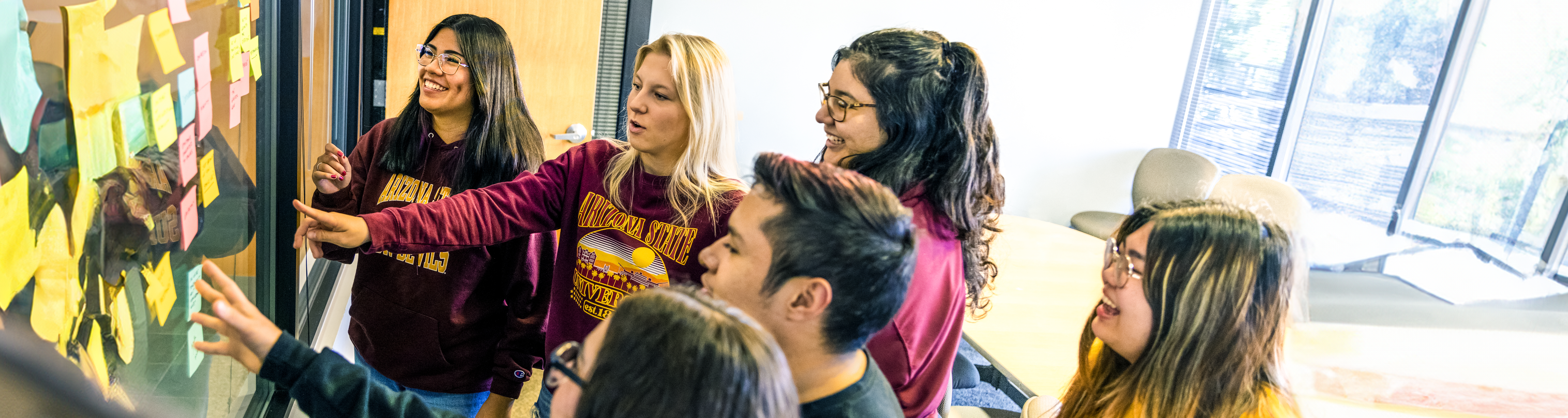 Group of students in class